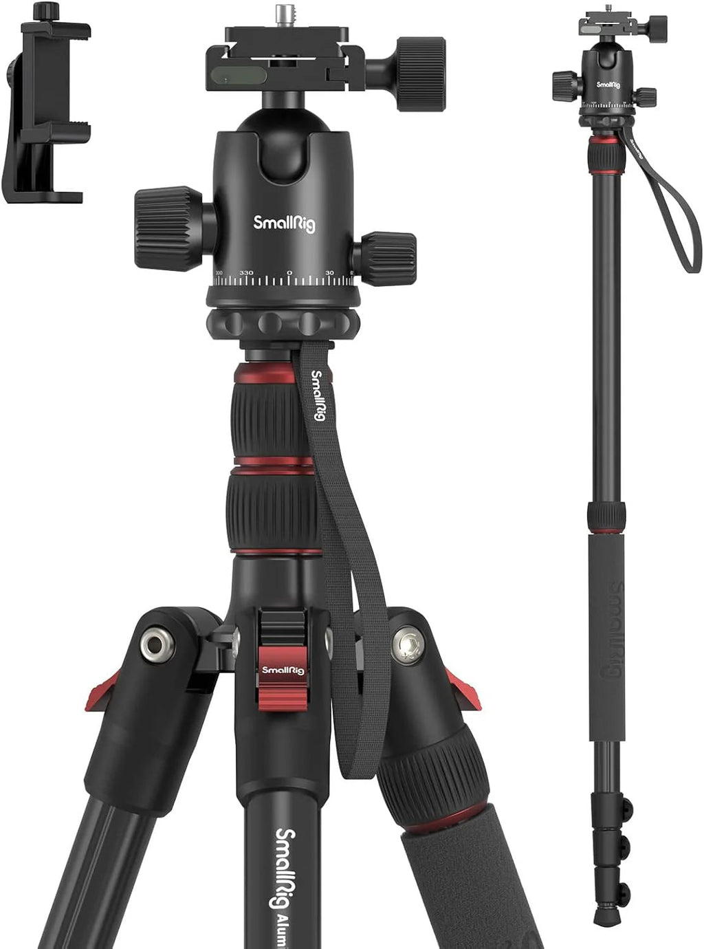 71in Foldable Aluminum Camera Tripod And Monopod