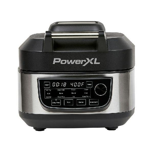 12-in-1 Grill And Air Fryer Combo, 6-Qt, 1550W, Stainless Steel