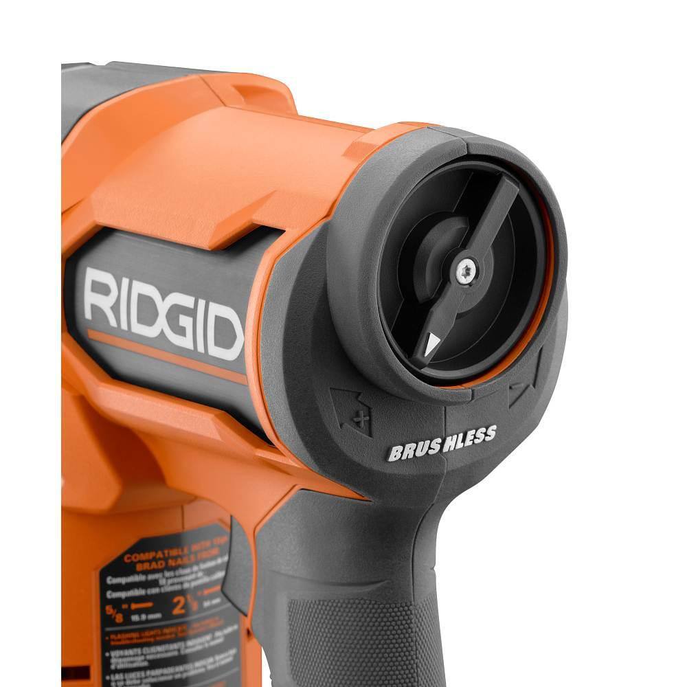 18V Brushless Cordless Brad And Finish Nailer Combo Kit With Battery And Charger
