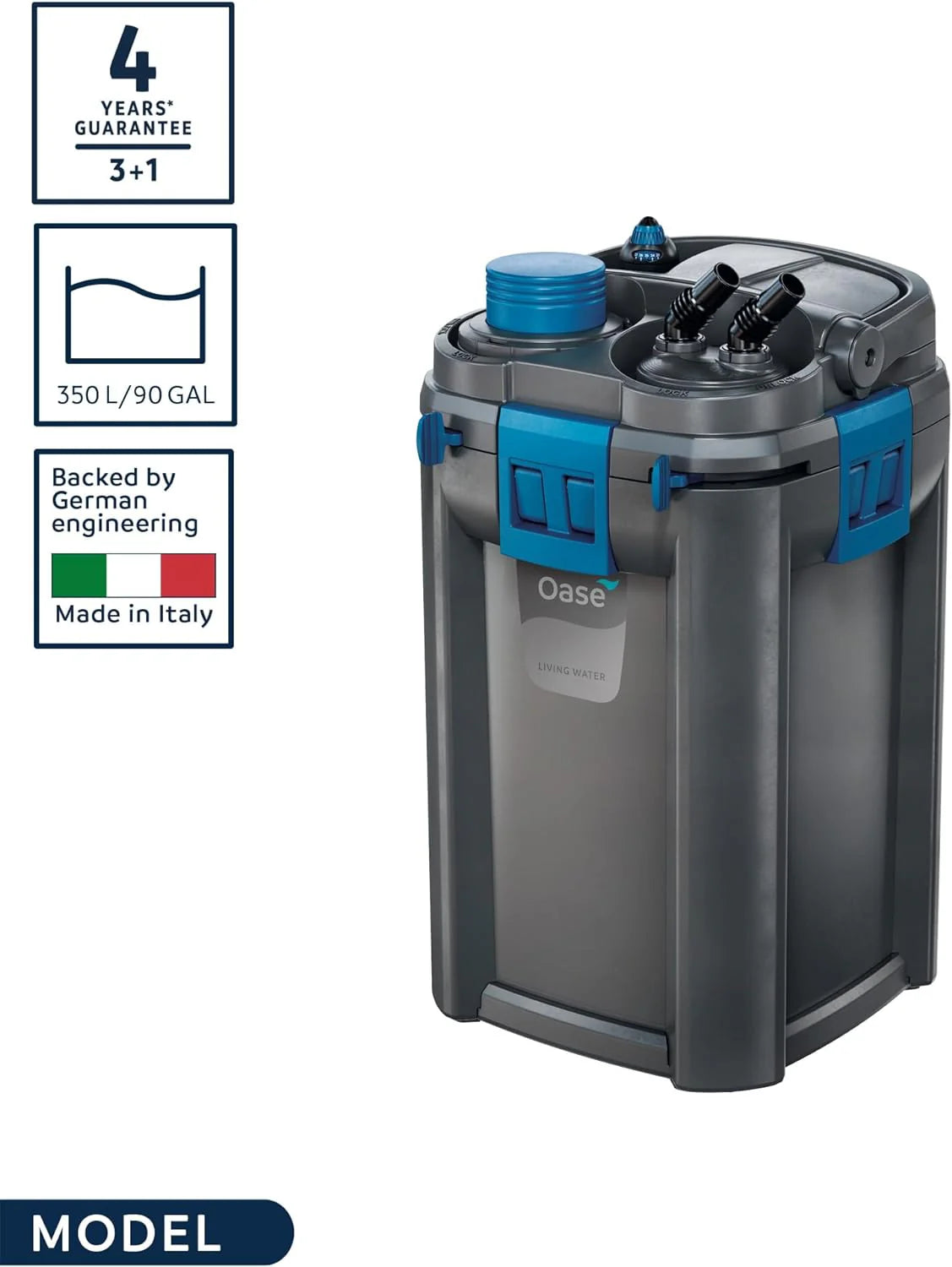 OASE BioMaster Thermo 250 Aquarium Filter, Black