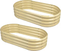 Land guard Galvanized Raised Garden Bed Kit, 10x4x1ft, 2-Pack