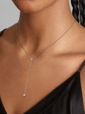 Pandora Infinite Sterling Silver Lab-grown Diamond Drop Necklace