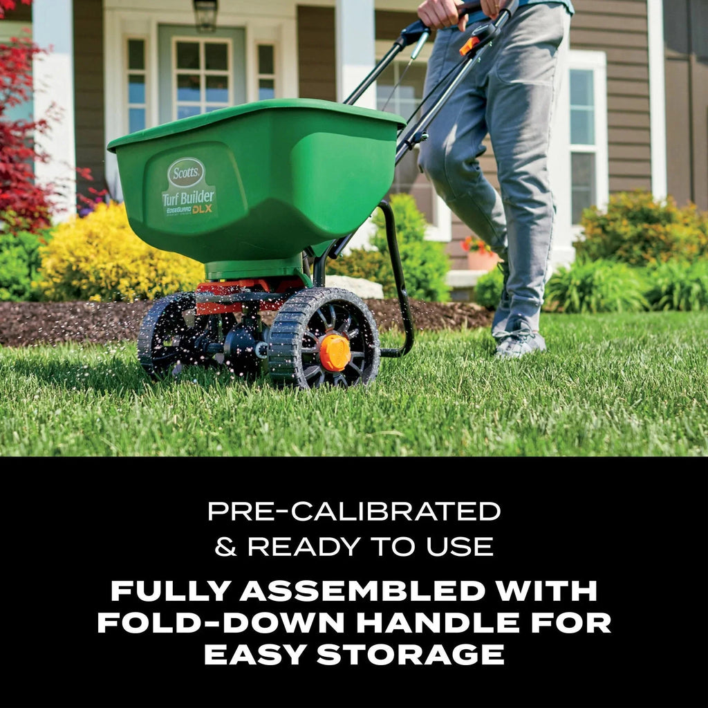 Scotts Turf Builder EdgeGuard DLX Broadcast Spreader 15,000 sq. ft.