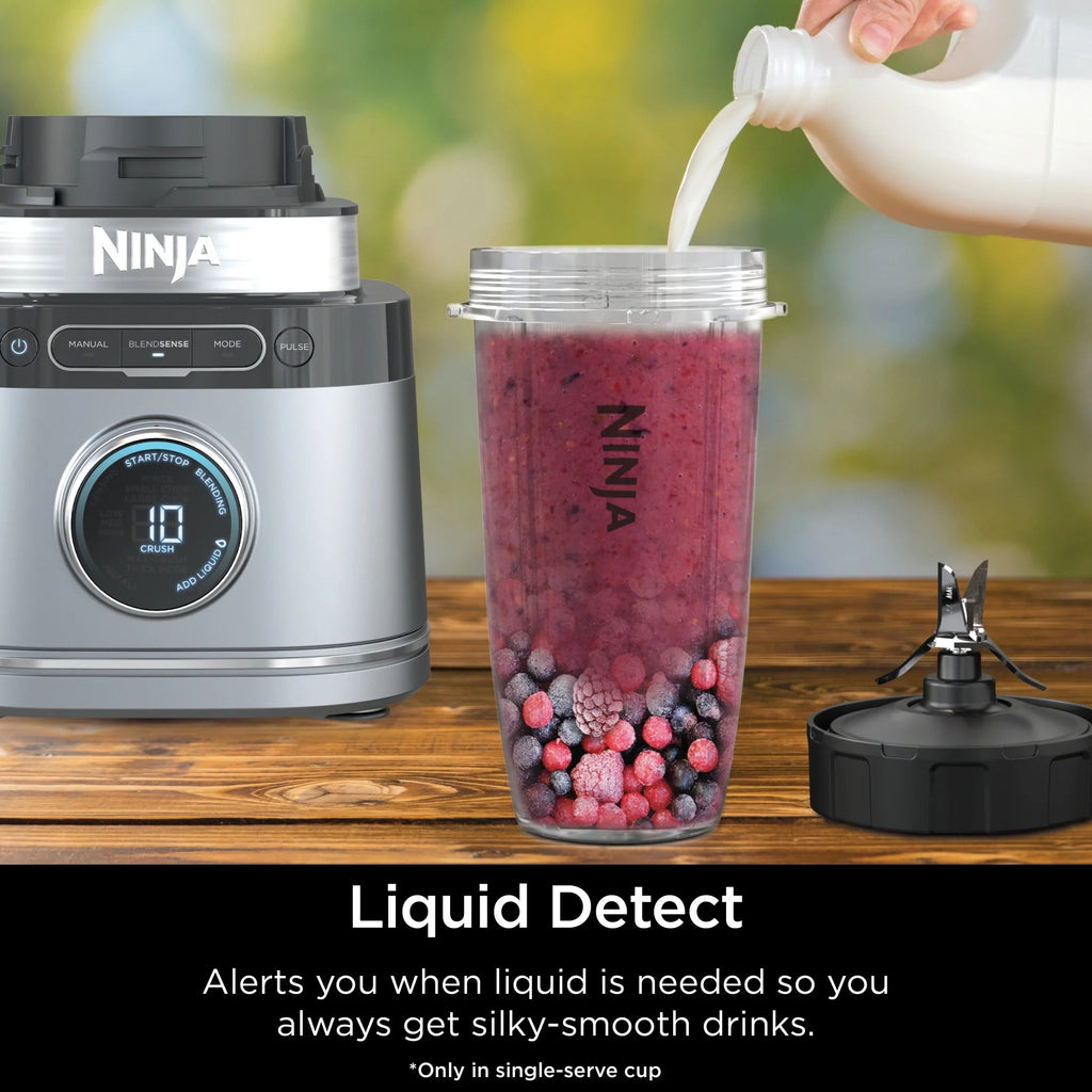 Ninja Detect Kitchen System Power Blender And Processor With BlendSense Technology, 1700 Peak Watt - TB400