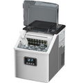Stainless Steel Countertop Ice Maker, 48 lbs/24 Hours, Silver - 15 x 11.5 x 14 in