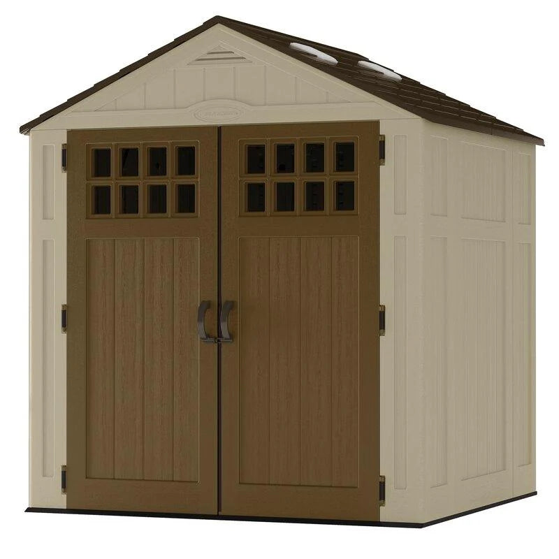 Suncast Resin Storage Shed 6 ft. 3 in. W x 5 ft. 6 in. D - BMS6510D