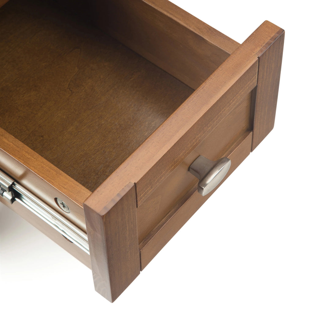 Solid Wood Narrow Side Table, 14 in Wide, 24 in D x 14 in W x 20 in H