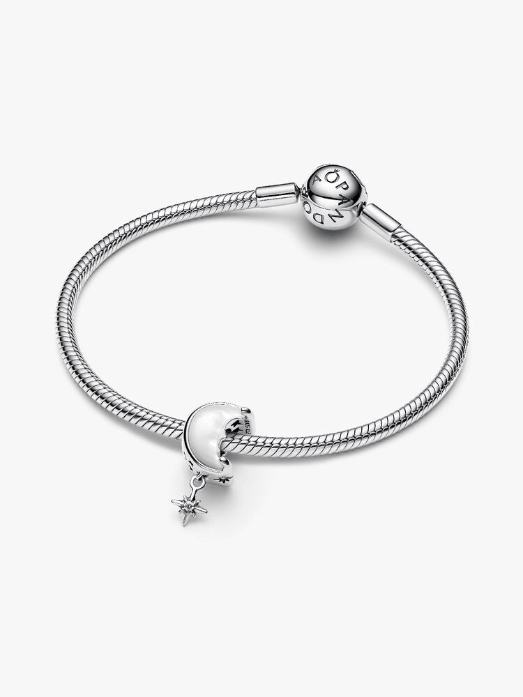 Moon & North Star Charm