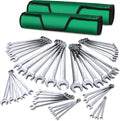 SK 42-Piece SAE And Metric Combination Wrench Set With SuperKrome Finish