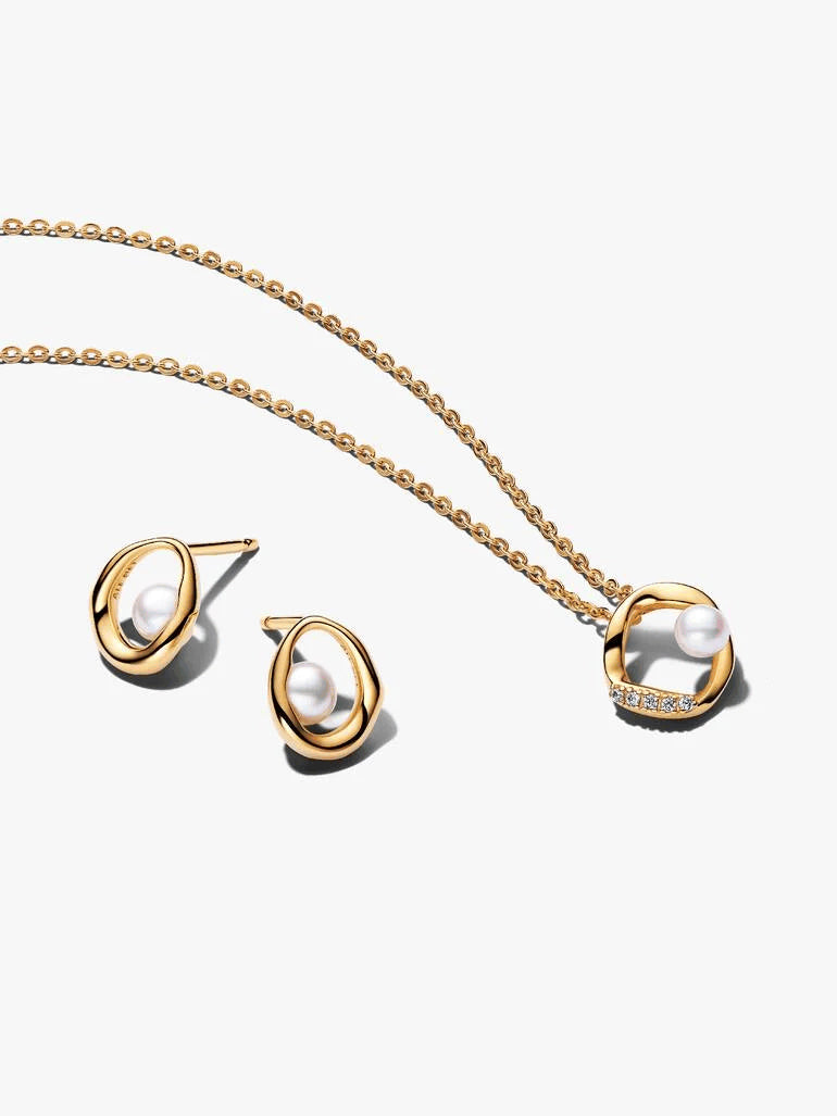 Organic Sparkle and Pearl Jewelry Gift Set