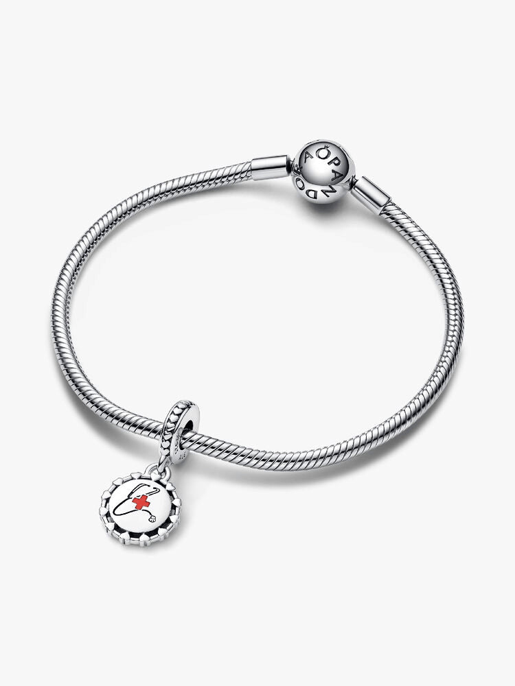 Stethoscope Engravable Dangle Charm