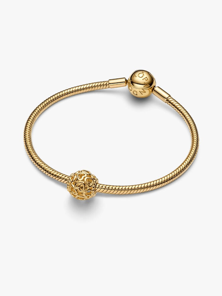 Openwork Heart Charm