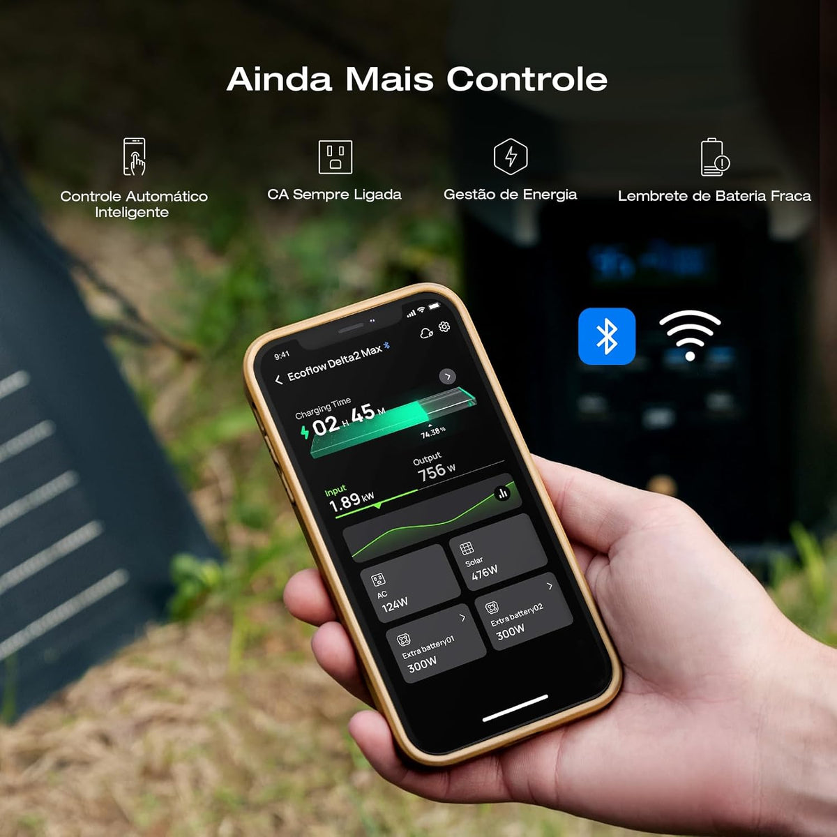 Portable Power Station, 2400W, 2048Wh - delta-2-max-2048wh