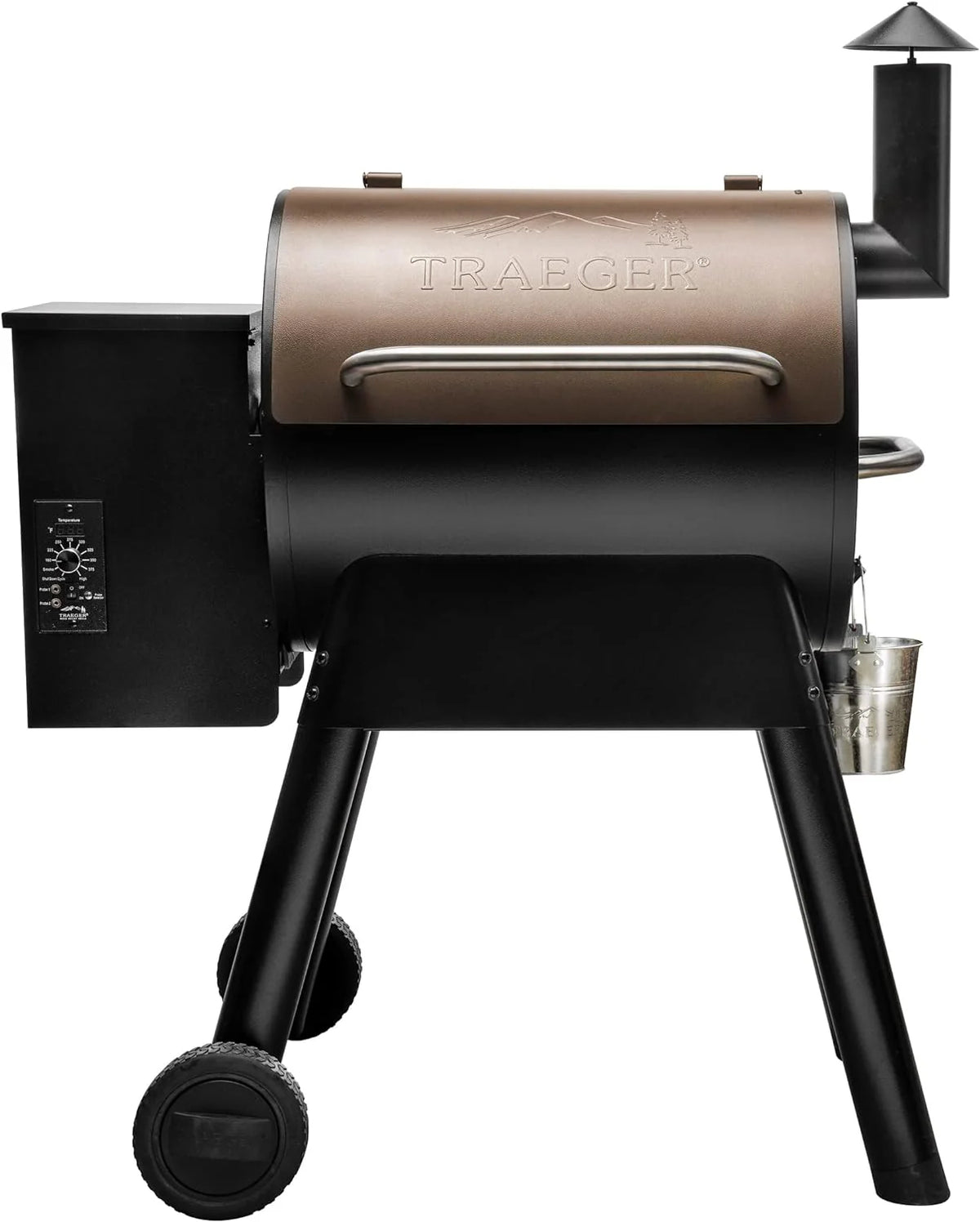 Traeger Pro Series 22 Wood Pellet Grill And Smoker, Bronze - TFB57PZBO