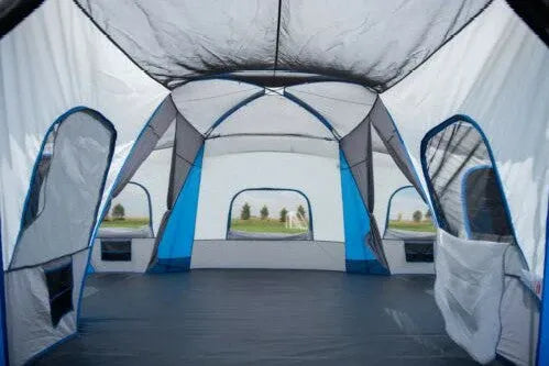 Hazel Creek 16-Person 3-Room Family Cabin Tent