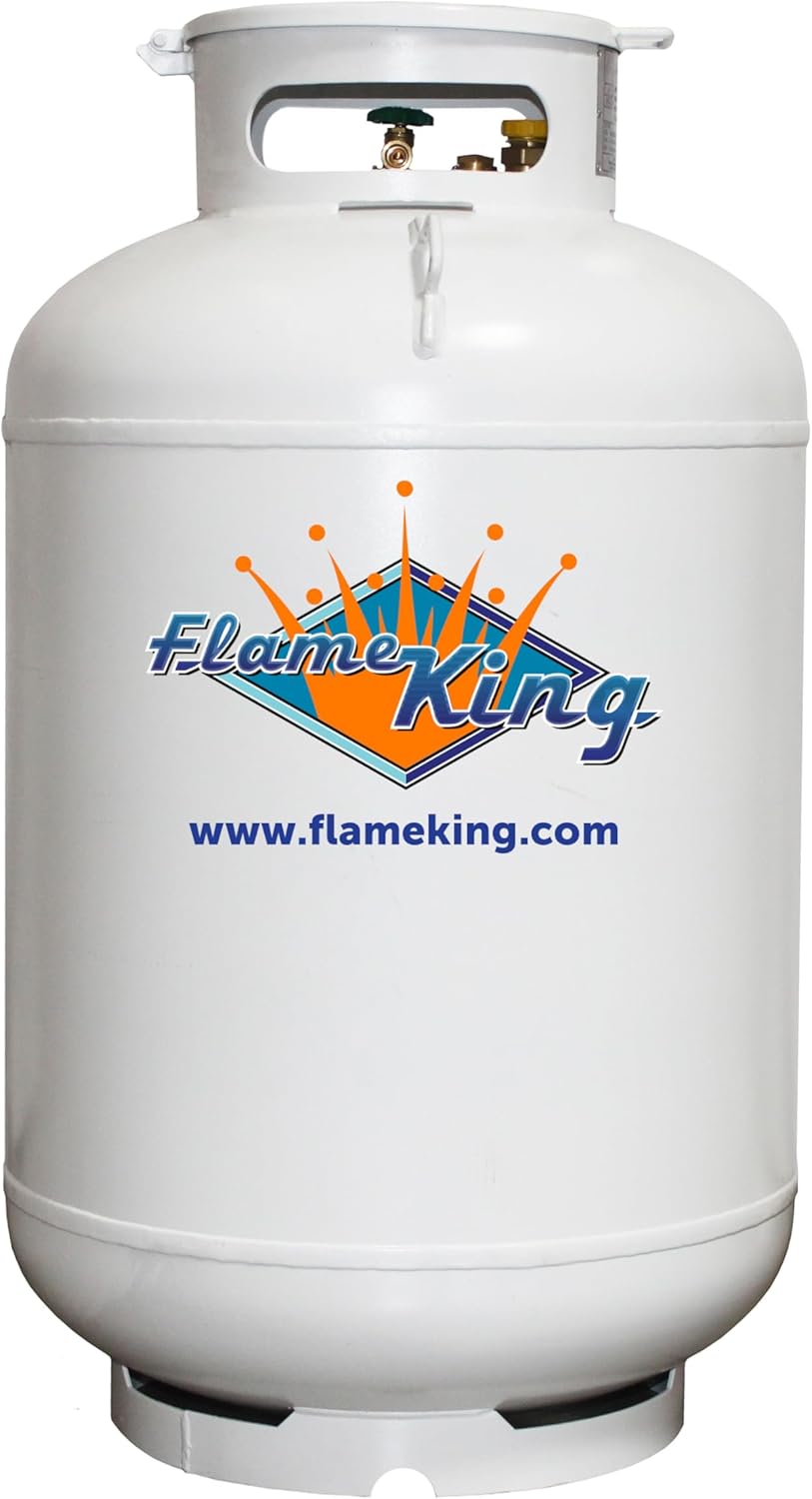420-Lb. ASME Vertical Propane Tank, White