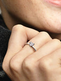 Sparkling Heart Solitaire Ring