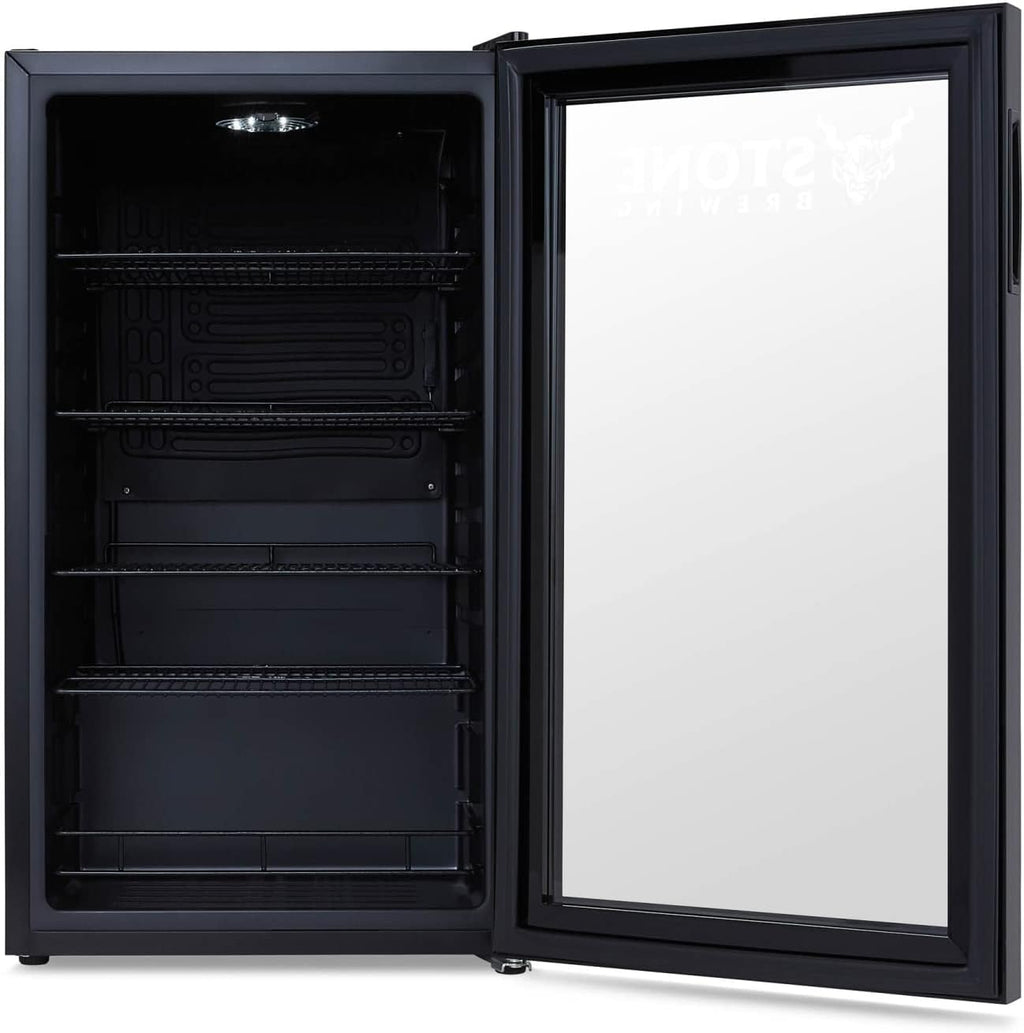 Beverage Refrigerator Cooler, 126 Cans, Right Hinge Glass Door - AB-1200
