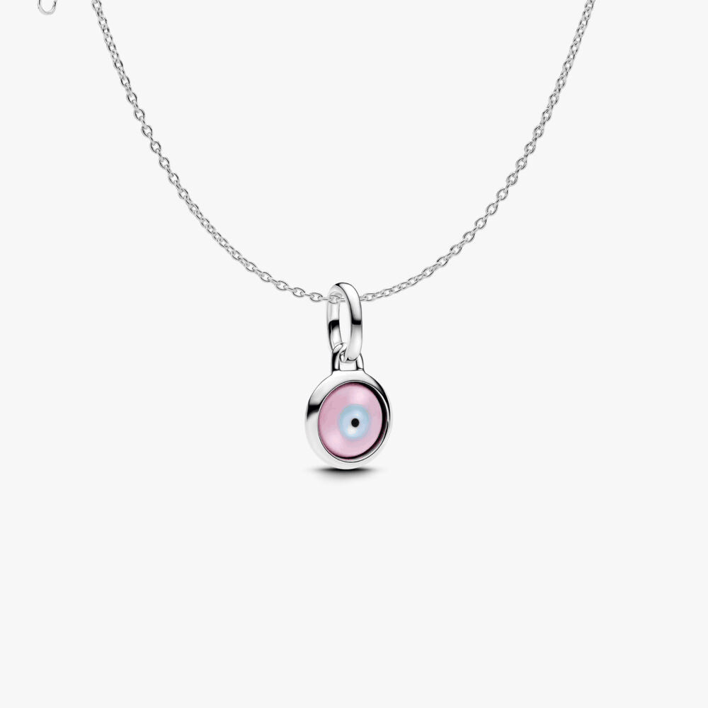 Mini Evil Eye Charm Necklace Set