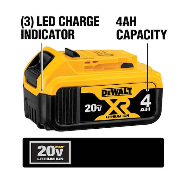 DEWALT 20V MAX Cordless 7-Tool Combo Kit With TOUGHSYSTEM Case, 4.0Ah And (2) 2.0Ah Batteries