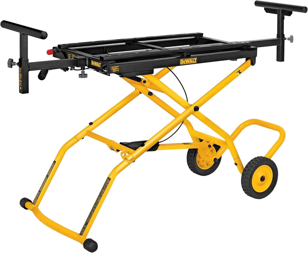 DEWALT Rolling Miter Saw Stand With Wheels, Yellow, 300 lb - DWX726