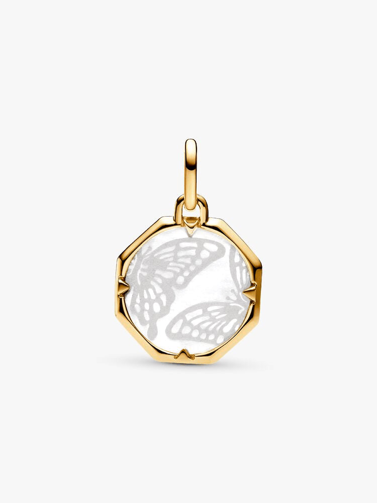 Pandora ME Pearlescent Butterfly Medallion Charm
