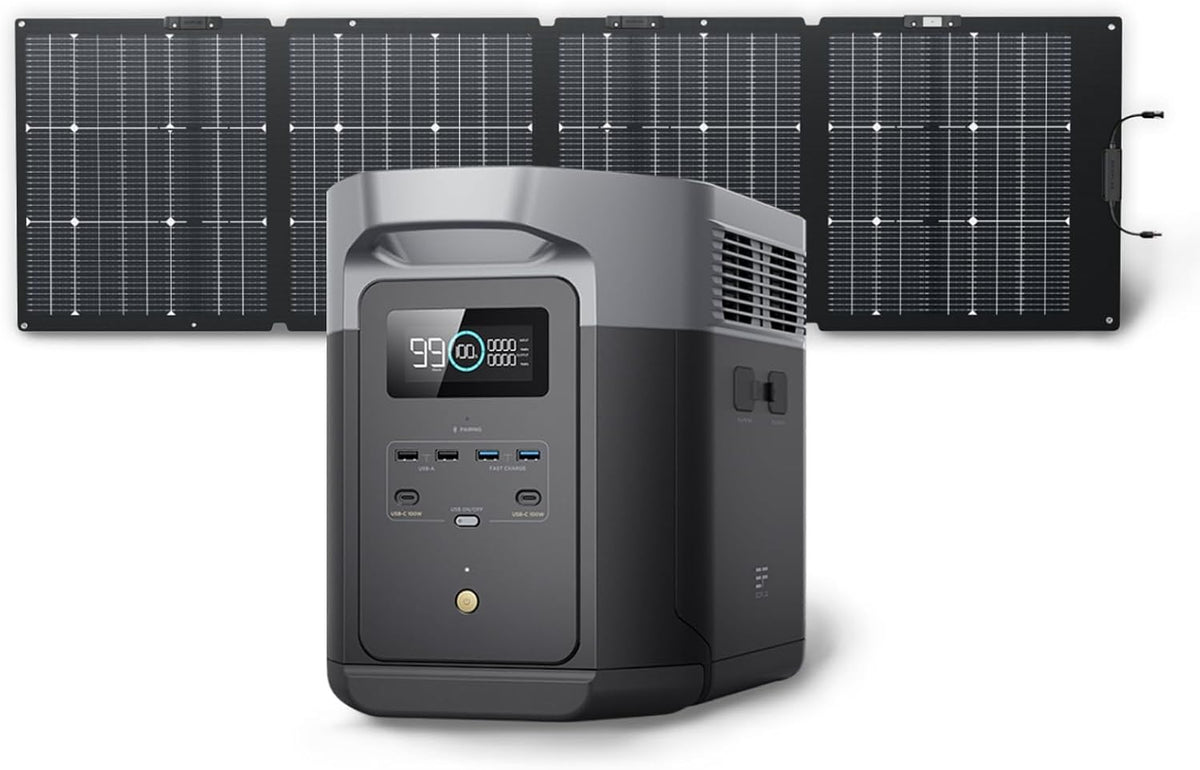 Portable Power Station, 2400W, 2048Wh - delta-2-max-2048wh