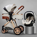 AVIONNTI 3-In-1 Baby Stroller With Car Seat Travel System Set