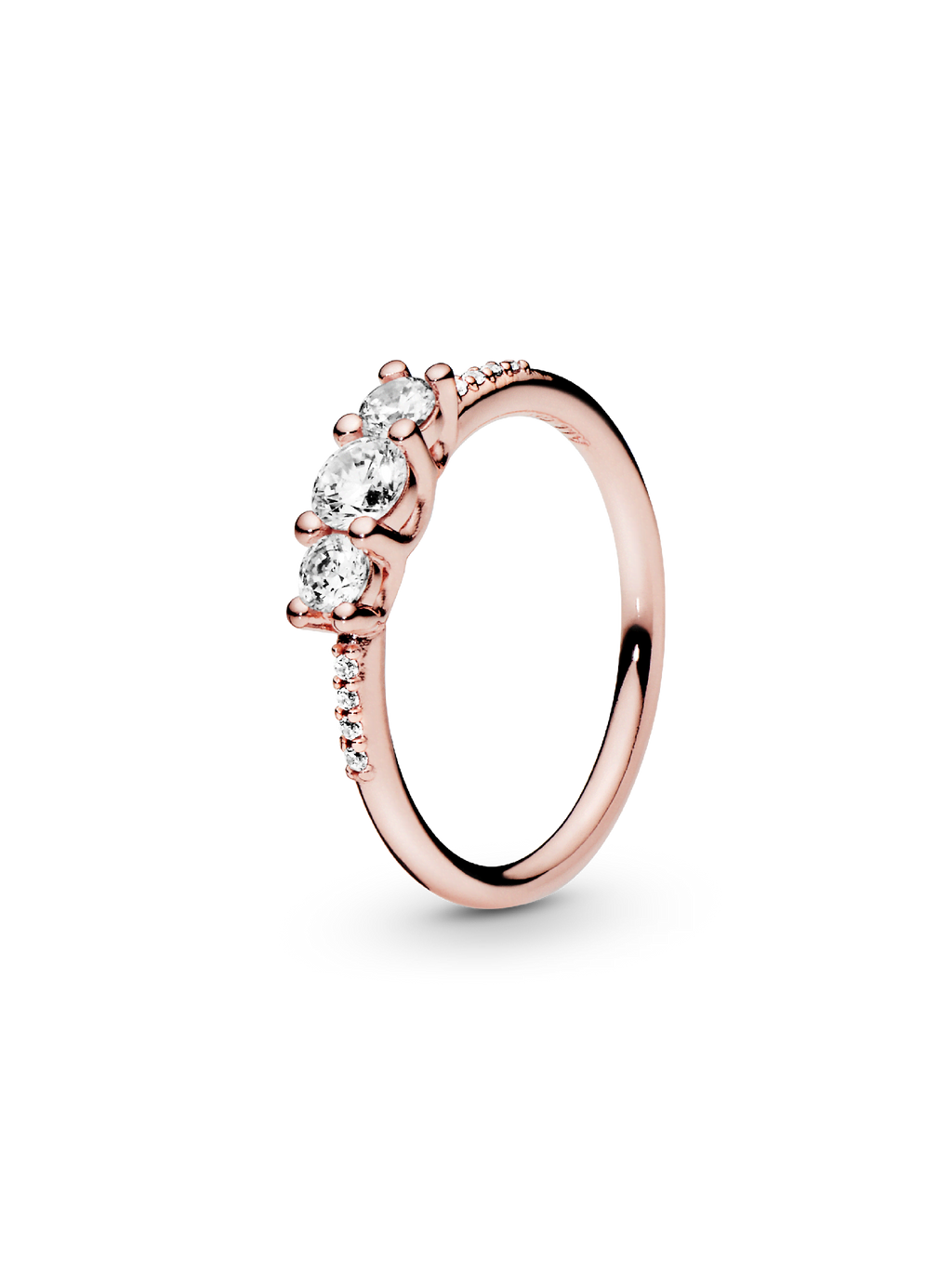 FINAL SALE - Clear Three-Stone Ring