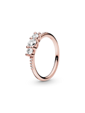 FINAL SALE - Clear Three-Stone Ring