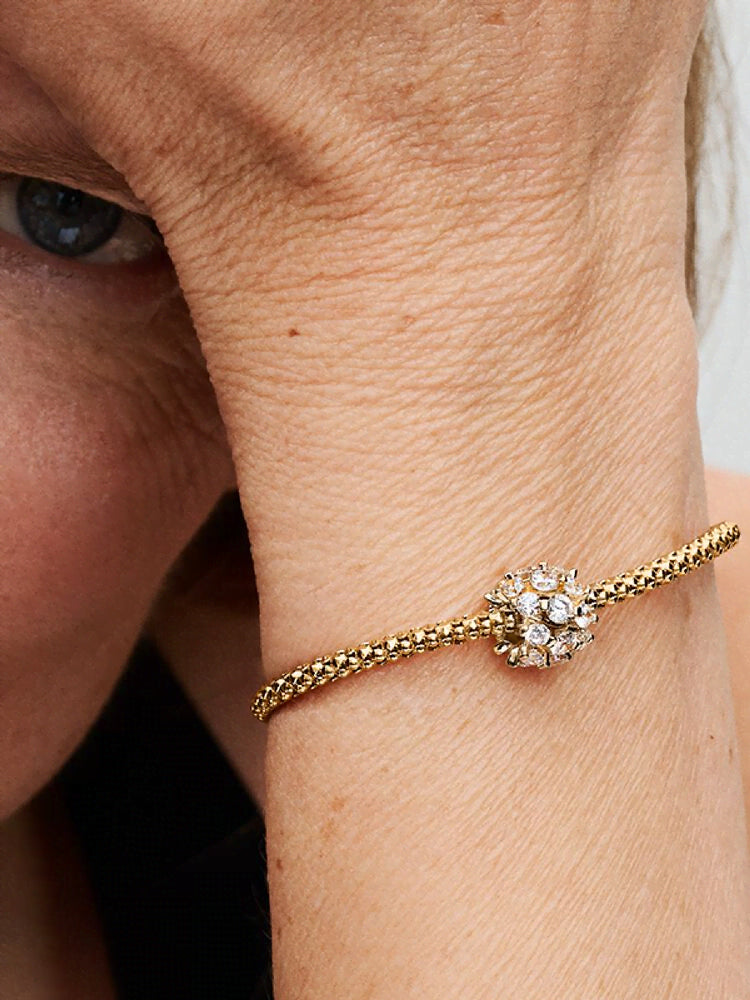 Sparkling Round Charm