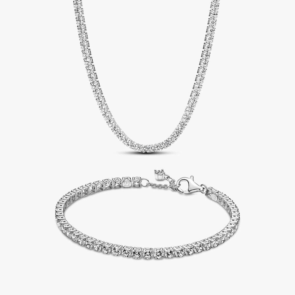 Tennis Style Jewelry Set