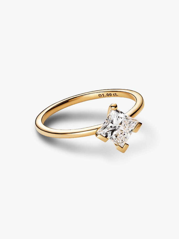 Pandora Nova 14k Gold Lab-grown Diamond Ring
