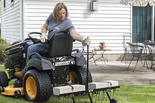 Agri-Fab 48-Inch Tine Tow Dethatcher, Black - 45-0295