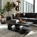 Coastal Wood Coffee Table For Beach House