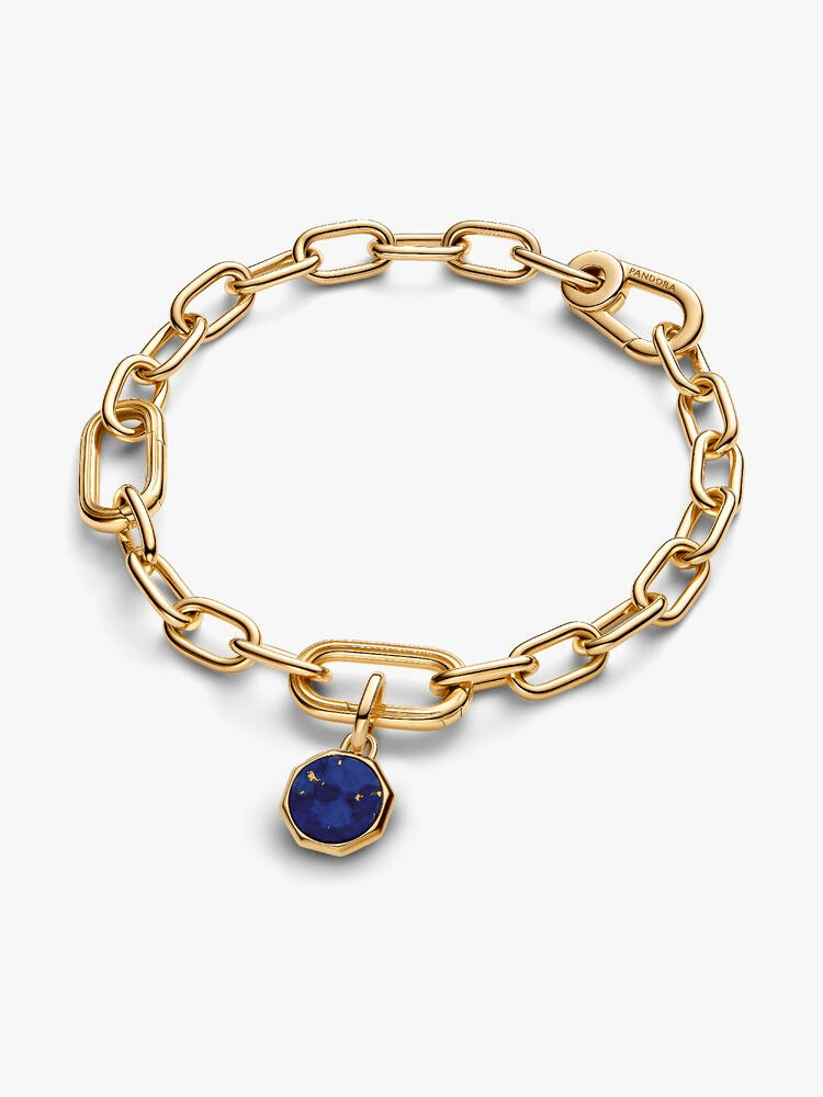 Blue Engravable Mini Medallion Charm