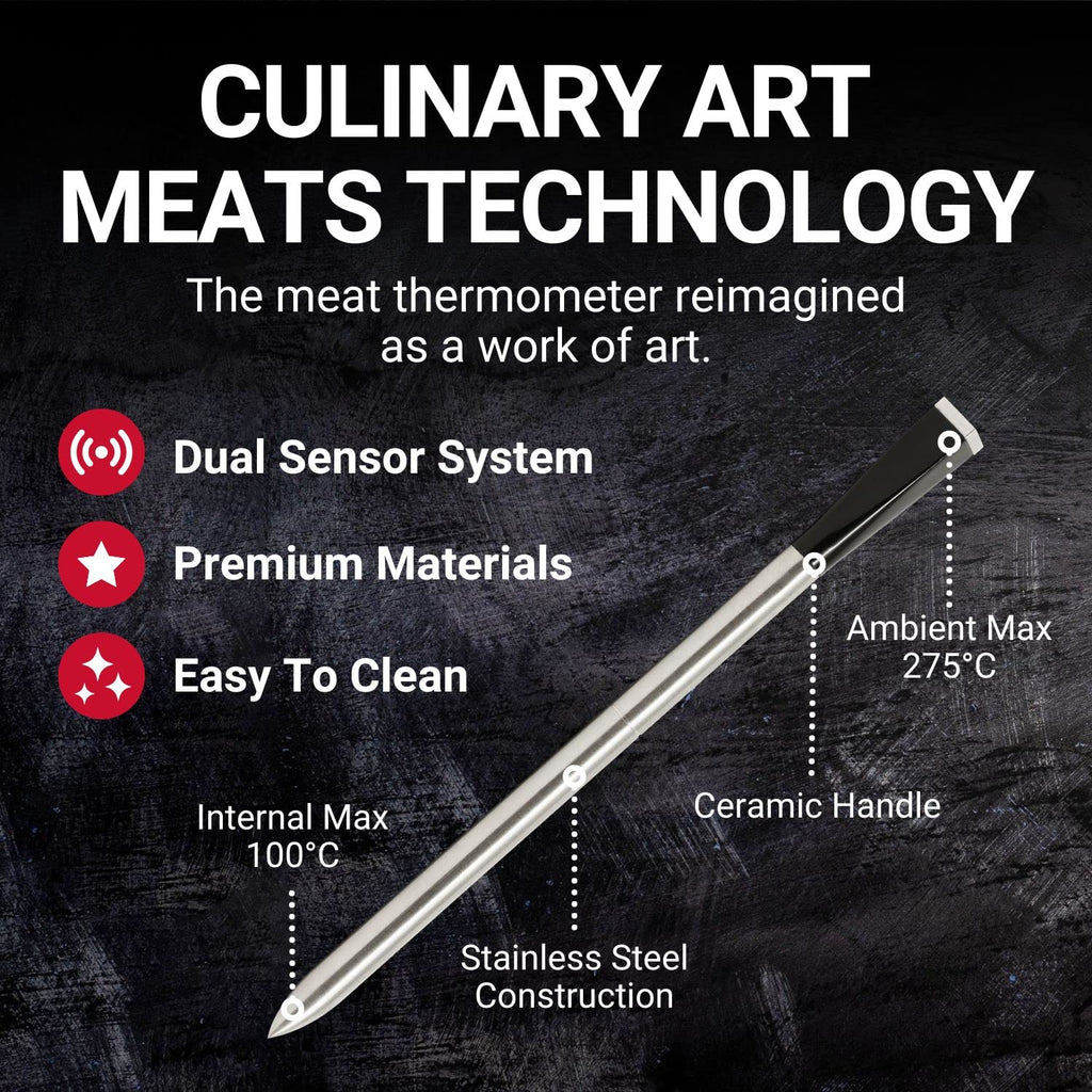 MEATER Plus Smart Meat Thermometer With Bluetooth, 165ft Wireless Range - OSC-MT-MP01
