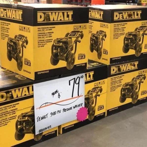 DeWalt PressuReady 2025 3400 PSI 2.5 GPM Cold Water Petrol Pressure Washer