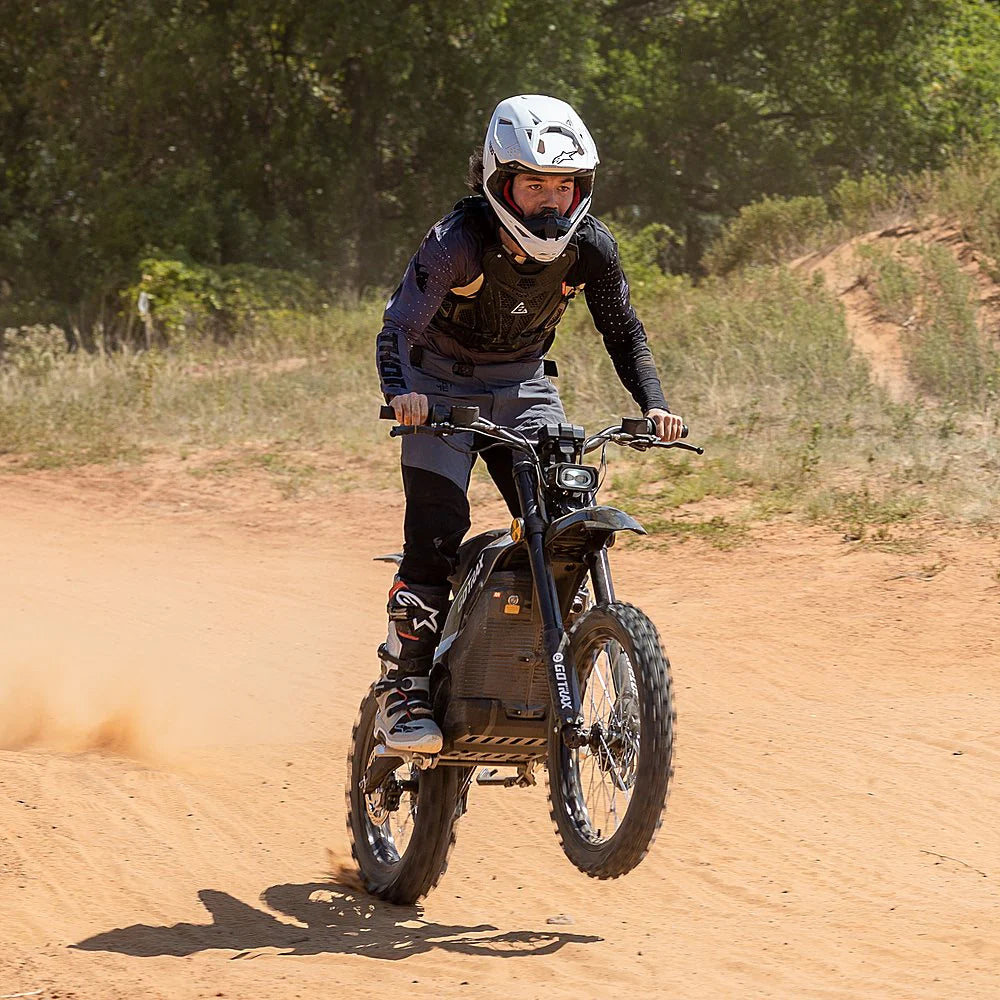GoTrax Electric Dirt Bike, 50 mi Max Range, 53 mph Max Speed, 8000W - Everest