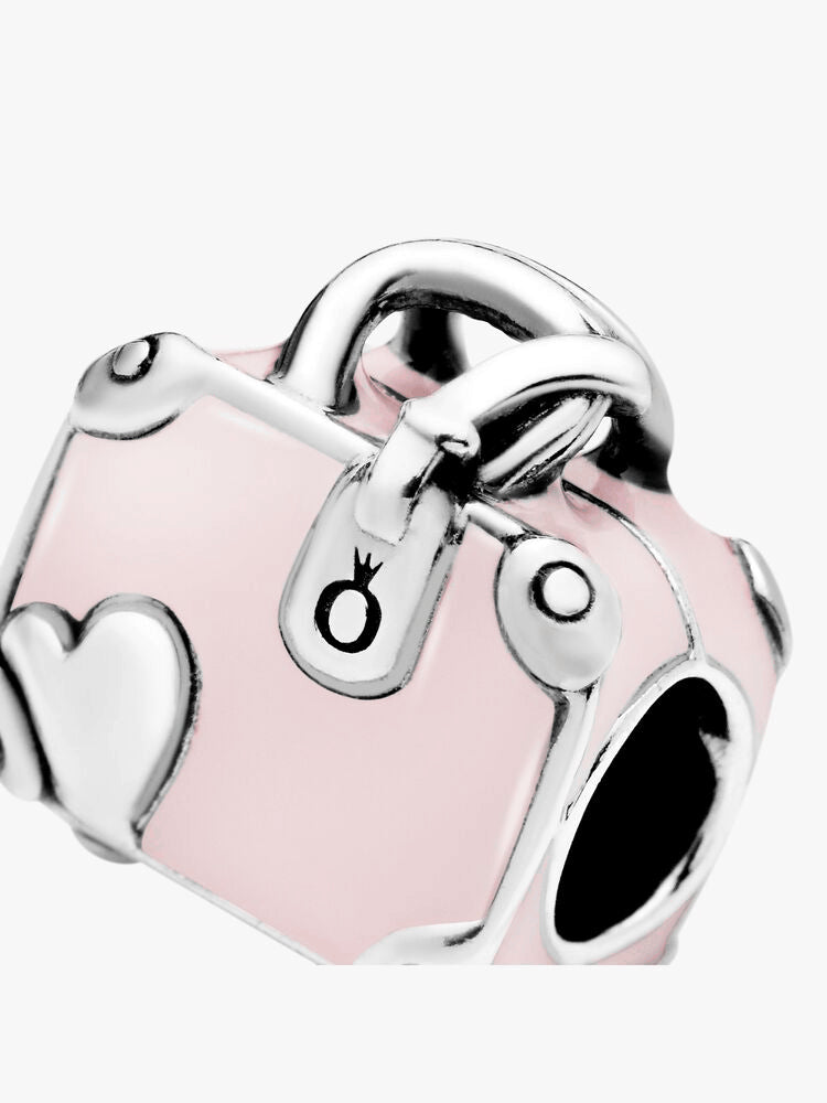 Pink Travel Bag Charm