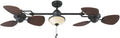 Harbor Breeze Twin Breeze II 74in Outdoor Ceiling Fan, Bronze - L0982 396772