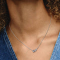 Sparkling Moon & Star Collier Necklace