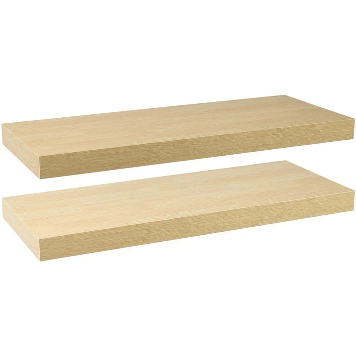 24 Inch Extra Long Floating Wall Shelf Set, 2 Count