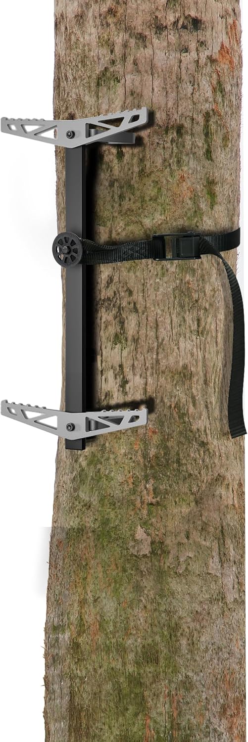 UIIHUNT Tree Saddle Hunting Kit With 16 x 12 in Platform, Gen1 Saddle And 4-Pack Climbing Sticks - Full Mobile Tree Saddle Hunting System