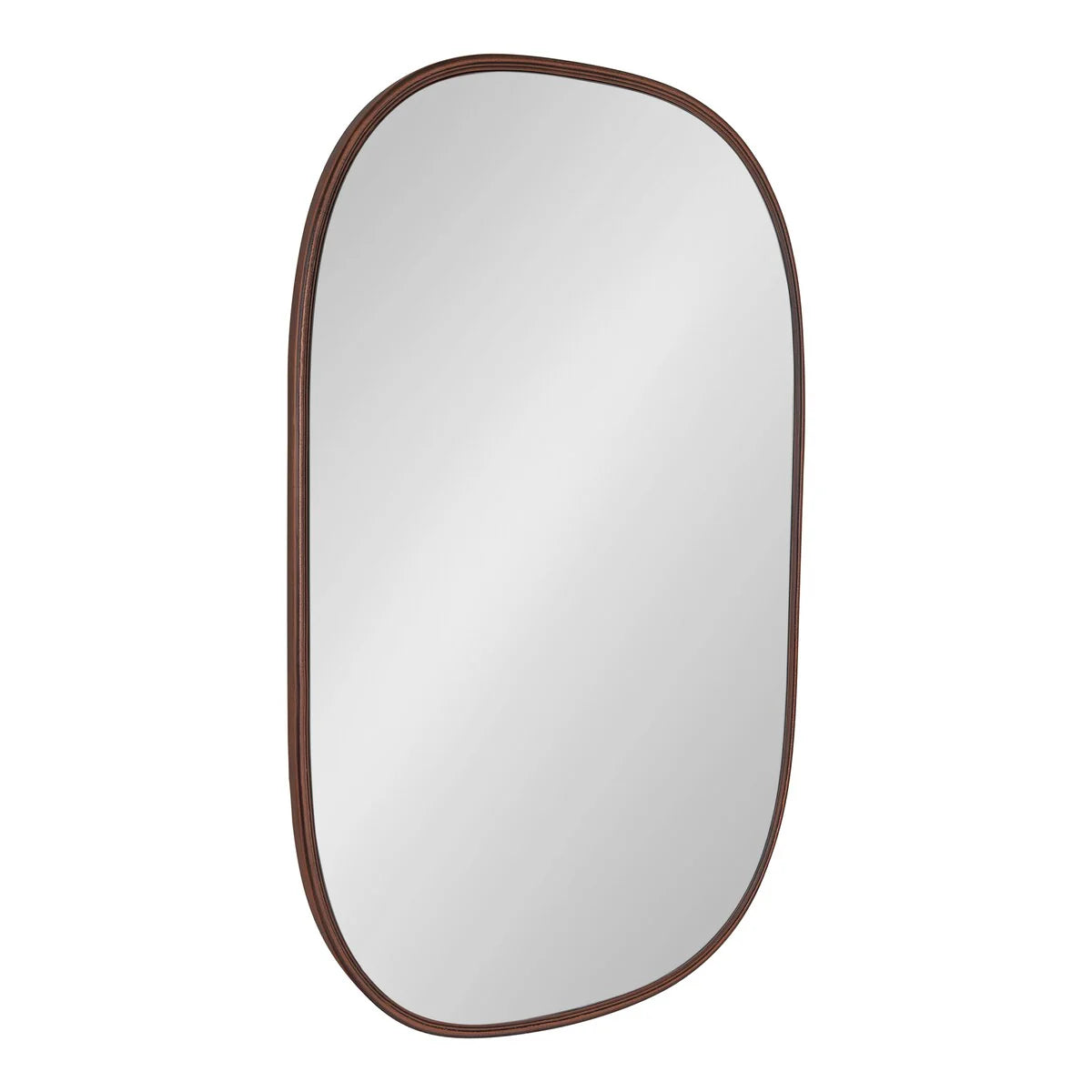 Capsule Framed Wall Mirror, 16x48, 18x24, 22x34, 24x36, Black, Bronze, Gold, Gray, Silver, Antique-Bronze
