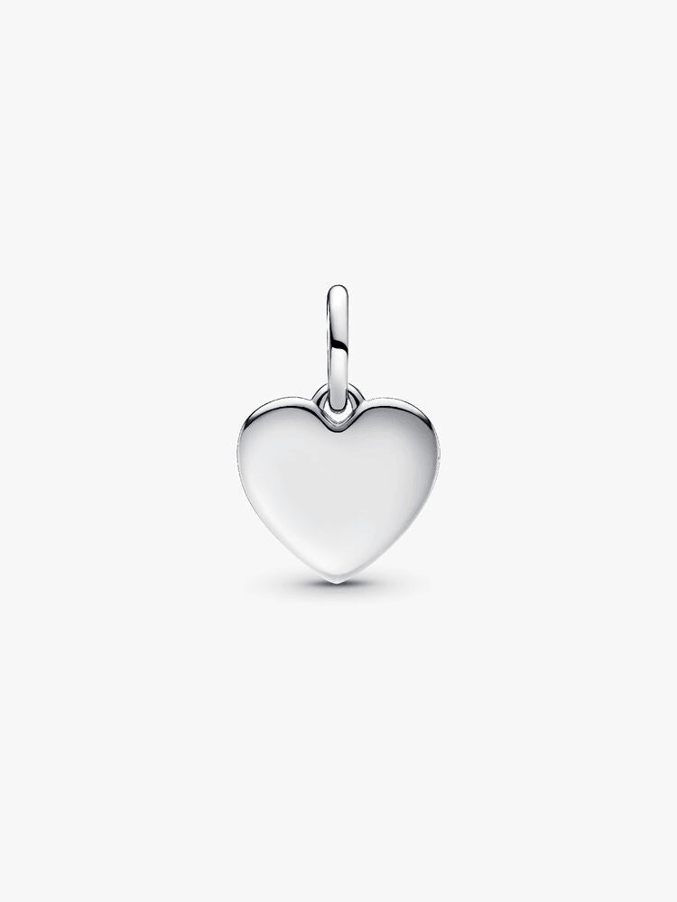 Engravable Love Heart Dangle Charm