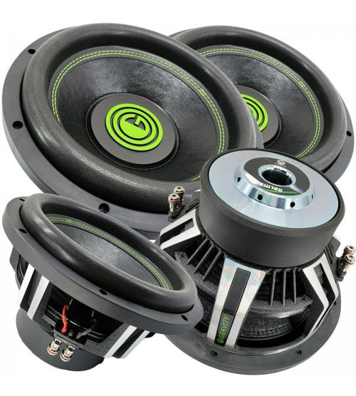 12-Inch Car Audio Subwoofers, 6000W, 2-Ohm DVC, Set Of 2 - GW12D2-Pair