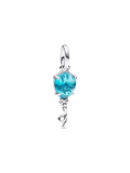 Blue Murano Glass Balloon Dangle Charm