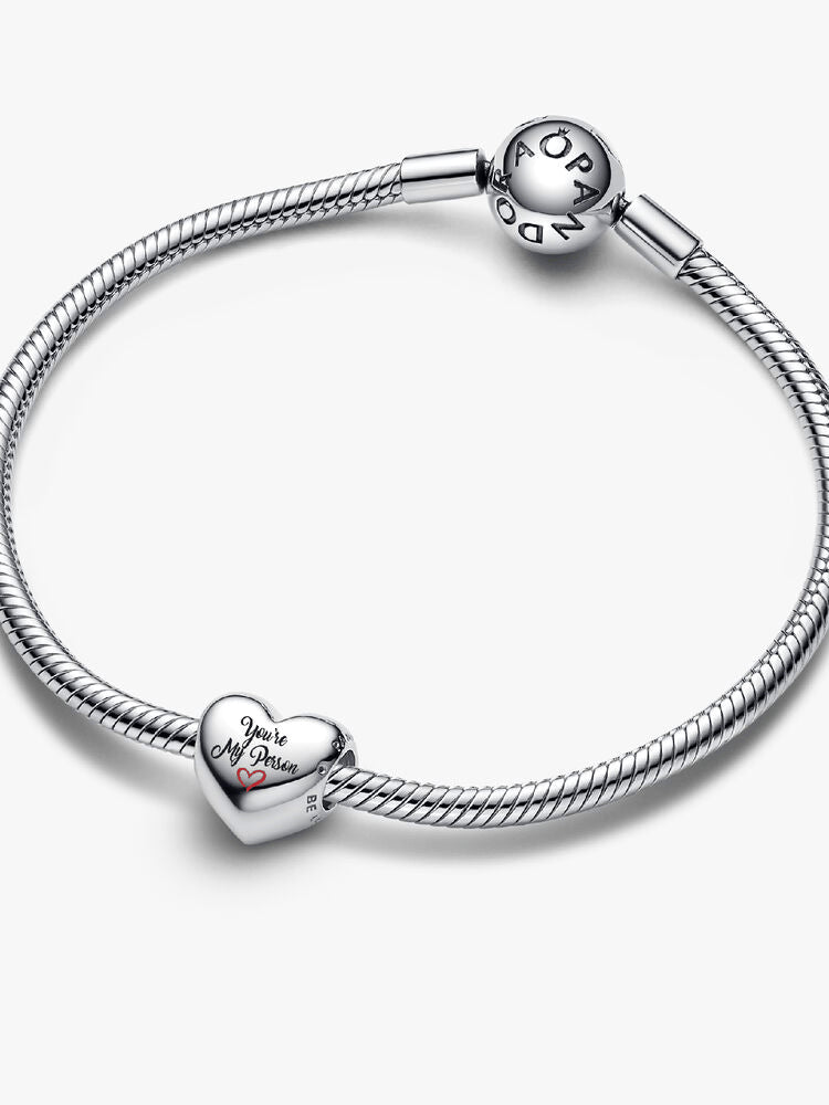 Engravable You're My Person Heart Charm