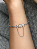 Band of Hearts Safety Chain Charm